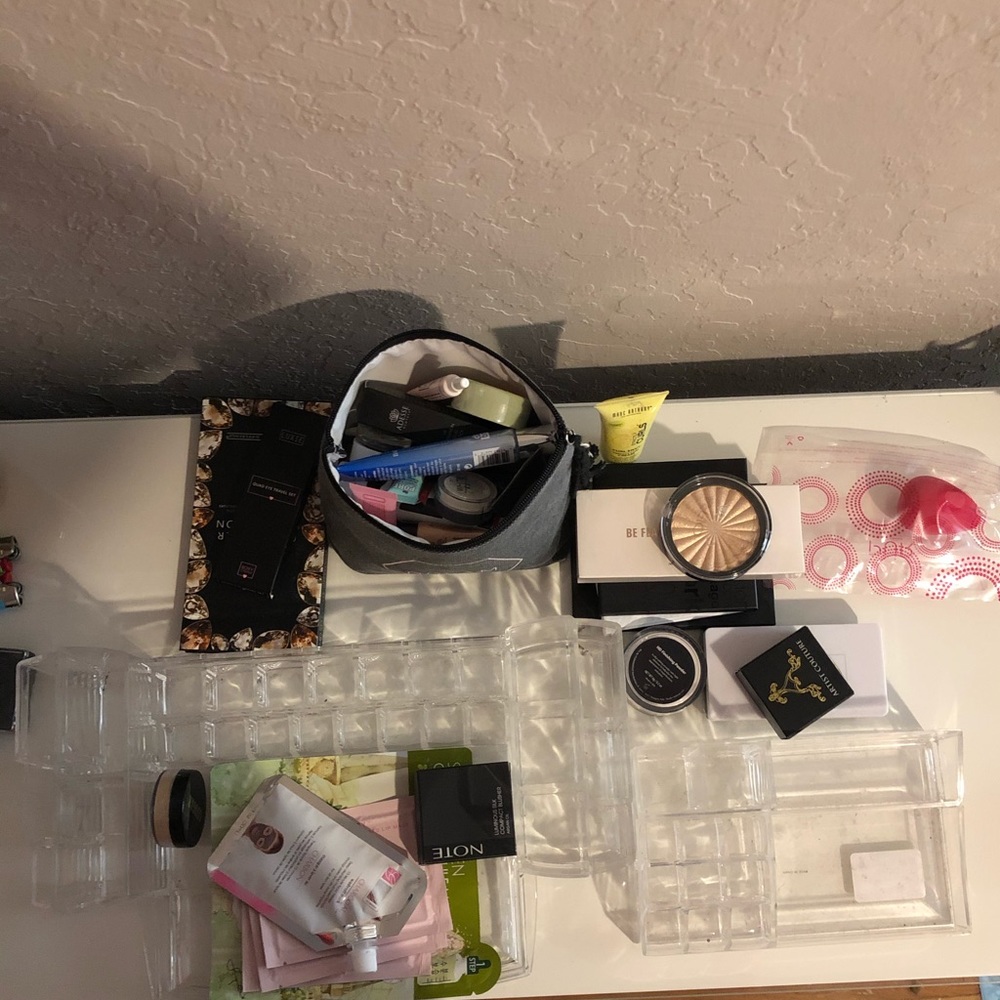 Lot of MAKE UP, FACE/LIP MASKS, 2 ORGANIZERS